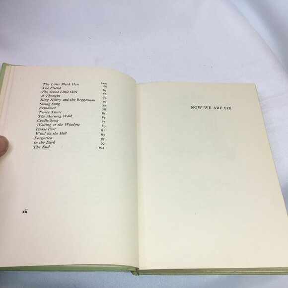 Now We Are Six A. A. Milne Ernest H. Shepard 1952 Hardcover Winnie The Pooh - Picture 11 of 16